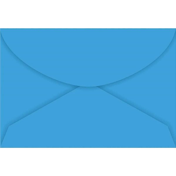 Envelope Visita Colorido Azul Royal Color PLUS 80G Caixa com 100