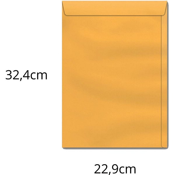Envelope Saco Ouro 229X324 80G KO 32 Caixa com 250