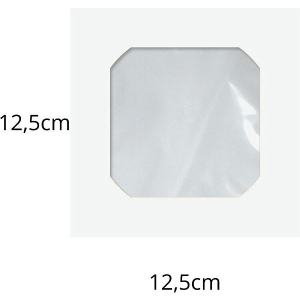 Envelope CD e DVD Papel 75G com Visor Branco - Caixa com 250 Unidades