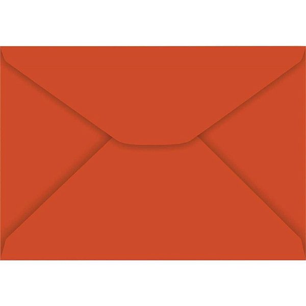 Envelope Carta Colorido 114X162MM Vermelho 85G Caixa com 100