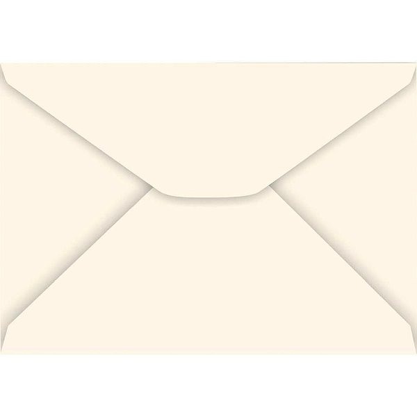 Envelope Carta Colorido 114X162MM Creme 85G Caixa com 100
