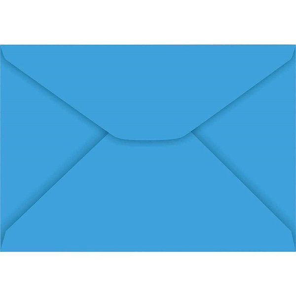 Envelope Carta Colorido 114X162MM Azul Royal 85G Caixa com 100