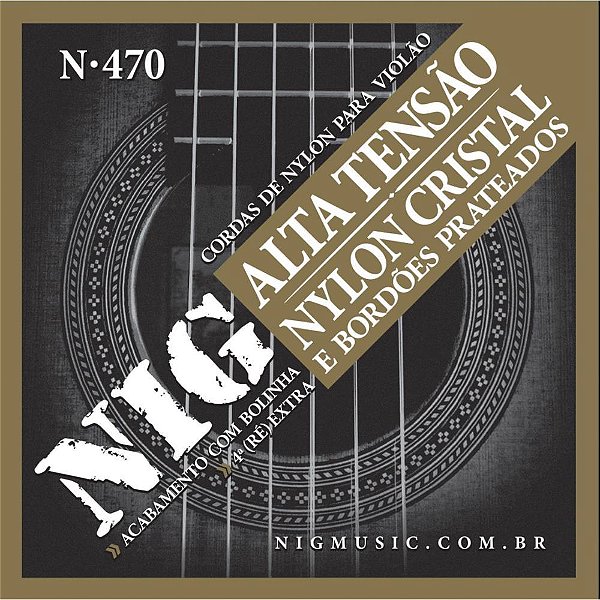 Encordoamento para Violão NYLON ALTA Tensão
