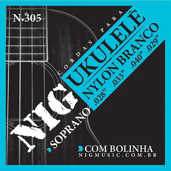 Encordoamento para Ukulele NYLON BR028/033/040