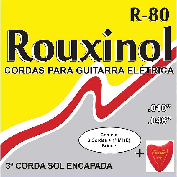 Encordoamento para Guitarra Elétrica Leve 10/46