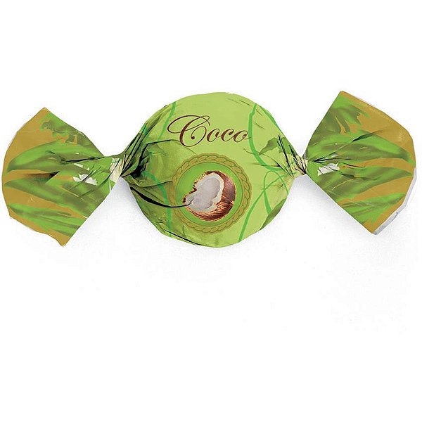 Embalagem para TRUFA/CONE 15X16CM Coco Sabores Pacote com 100