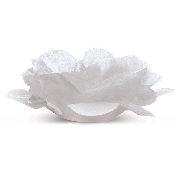 Embalagem para Doces Forminha Roses Branca Caixa com 40 Unidades