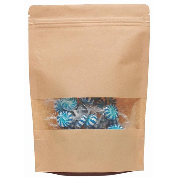 Embalagem para Alimentos Saco Hermetico KRAFT 26X22CM PCT com 10