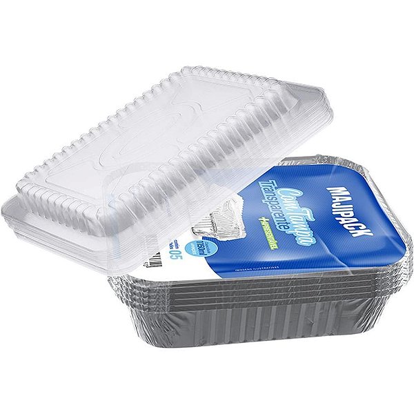 Embalagem para Alimentos Majipack Bandeja ALUMÍNIO1150M PCT com 05