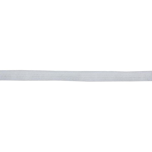 Elástico Costura Algodão Chato 7MM X 100M Branco São José