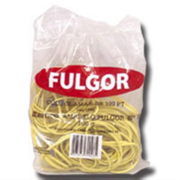 Elástico Amarelo Látex N18 - Pacote com 500G (580 Unidades)