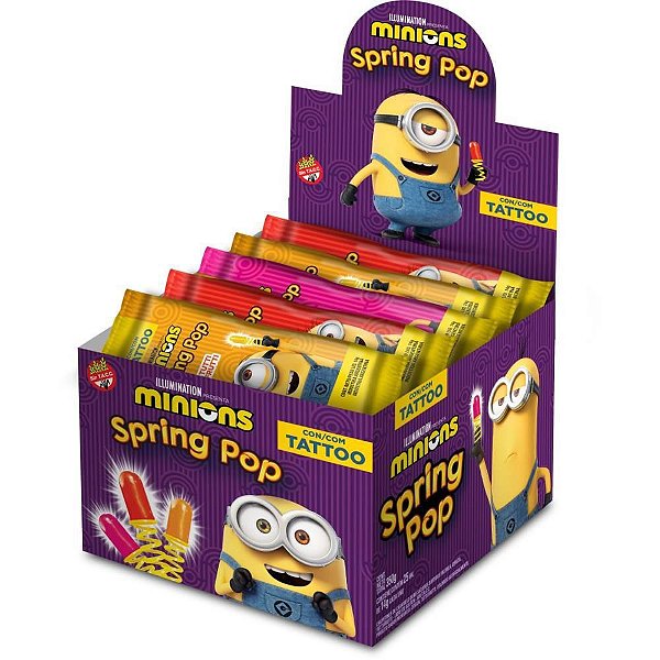 Doce SPRING POP Minions com Tatoo (S) DPCOM 25