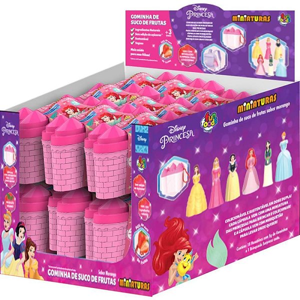 Doce Princesas Castelo com GOMA/FIGUR DPCOM 18