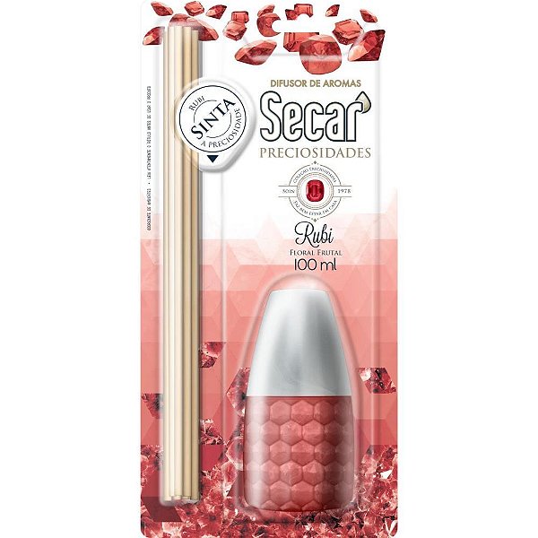 Difusor de Aroma Secar Preciosidades Rubi 100ML