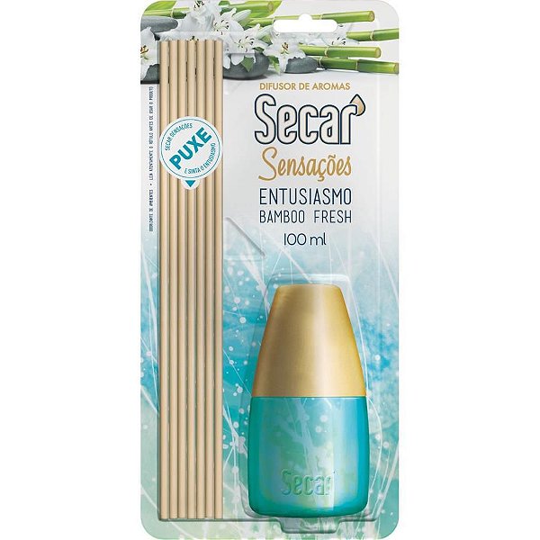 Difusor de Aroma Secar Sensações Entusiasmo Bamboo 100ML