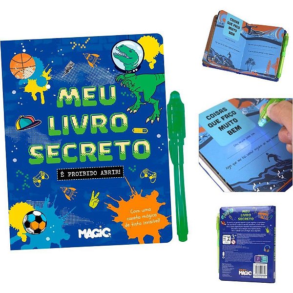 Diário Meu Livro Secreto 12X15CM 48PG