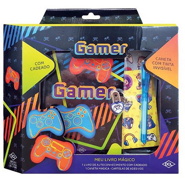 Diário Meu Livro Mágico Gamers