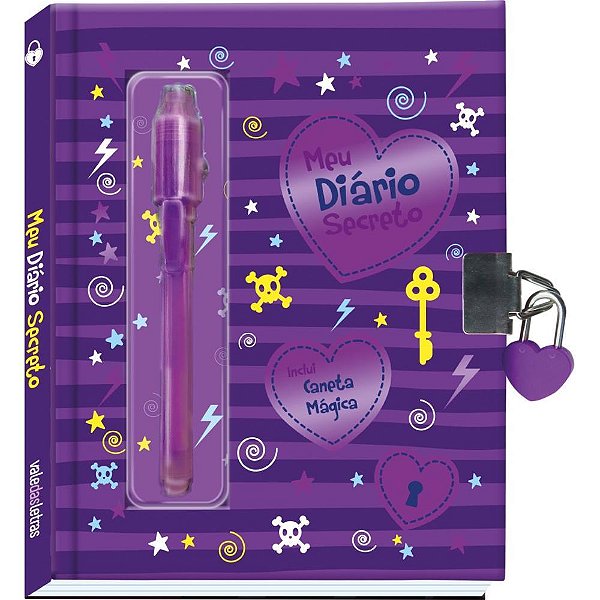 Diário Meu Diário Secreto Roxo