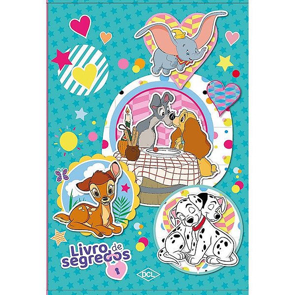 Diário Disney Livro de Segredos com Cadeado e Acessórios