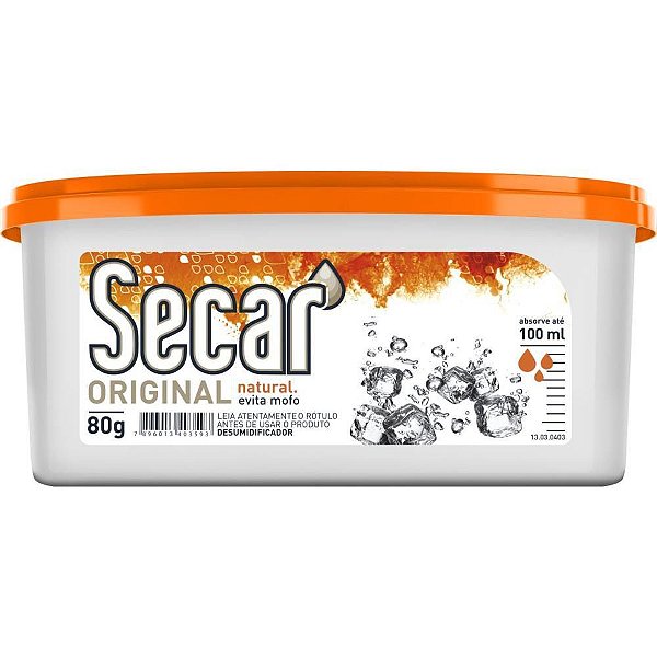 Desumidificador Secar Original Natural 80G