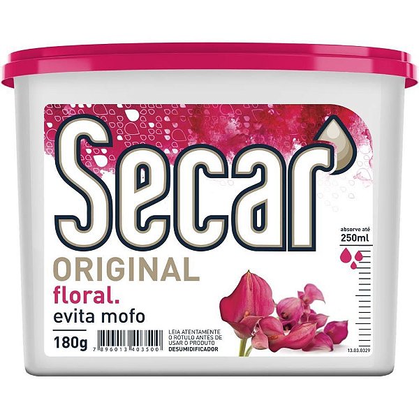 Desumidificador Secar Original Floral 180G