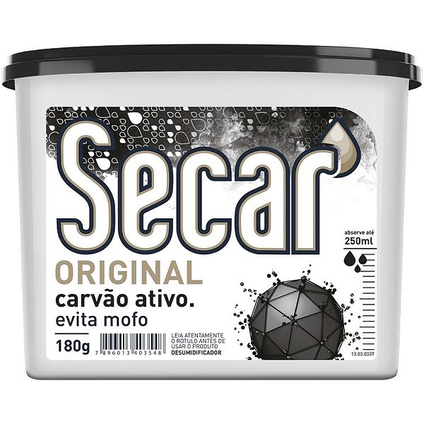Desumidificador Secar Original Carvão Ativo