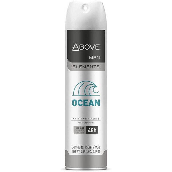 Desodorante Aerossól Above ELEMENTS Ocean MEN 150ML