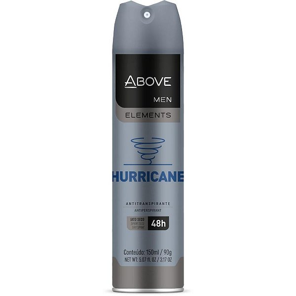 Desodorante Aerossól Above ELEMENTS Hurricane MEN