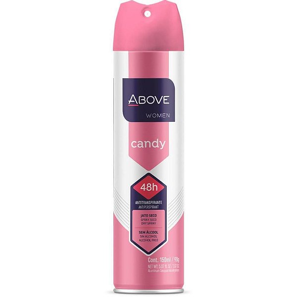 Desodorante Aerossol Above CANDY Women 150ML 48HRS