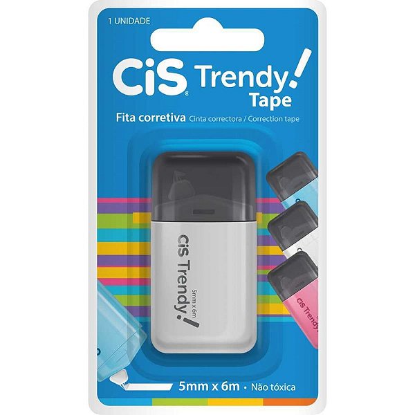 Corretivo em Fita CIS TRENDY 5MM X 6M Caixa com 12