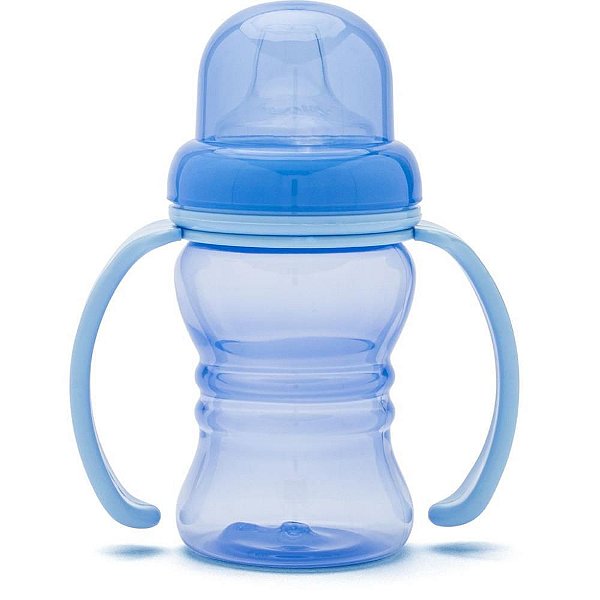 Copo Treinamento Clean 150ML com Bico Silicone Azul