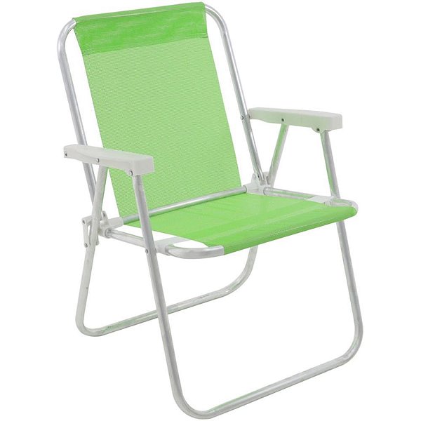 Cadeira para Piscina e Praia ALTA LAZY - ATÉ 110KG - Cores Sortidas