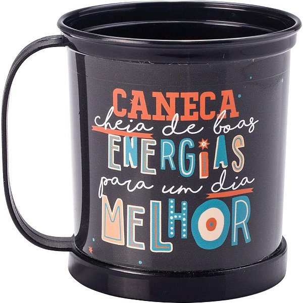 Copo Decorado Caneca Classica com Tampa e Bico