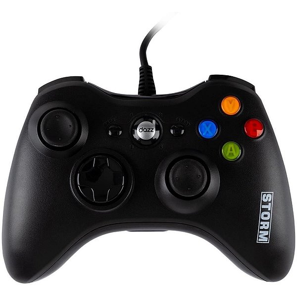 Controle para Jogo XBOX360 STORM USB20 Preto