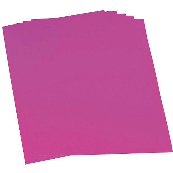 Contra Capa para Encadernação A4 Rosa Fosco (0,30) Pacote com 50