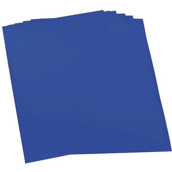 Contra Capa Encadernação A4 Azul Royal Fosco (0,30) PCT com 50