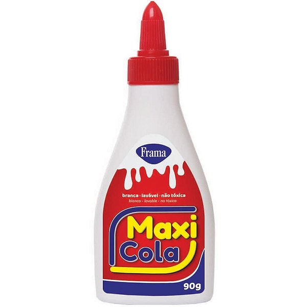 Cola Escolar Maxi Cola 90G - Pacote com 6