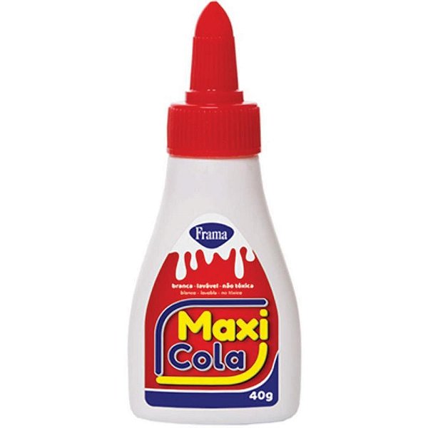 Cola Escolar Maxi Cola 40G - Pacote com 6