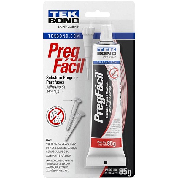 Cola de ALTA Resistência PREG Fácil 85G