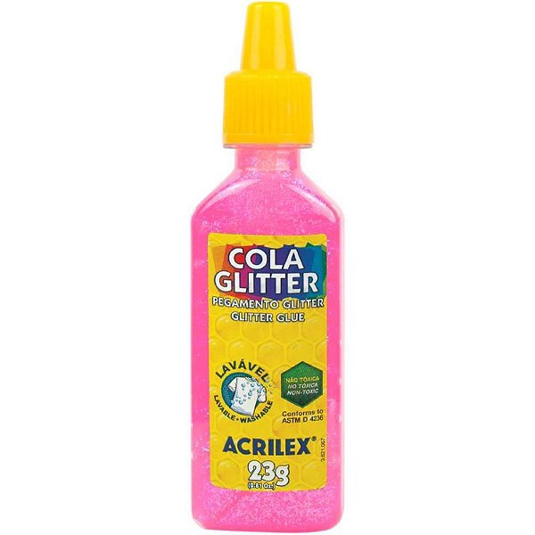 Cola com Glíter Tubo 23G PINK