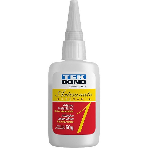 Cola Adesivo Instantâneo Artesanato 2 50G - Caixa com 10 Unidades