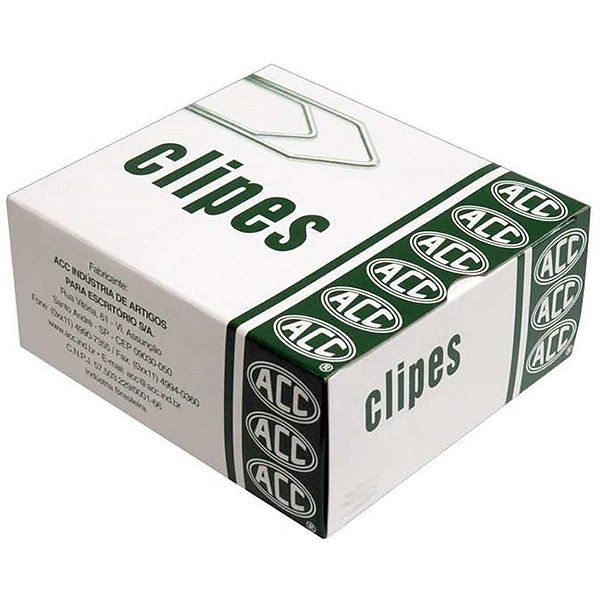 Clips Galvanizado AÇO 4/0 50 Unidades - Pacote com 10