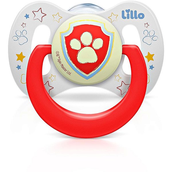 Chupeta FUNNY Patrulha Canina T2 Dia e Noite KIT com 2