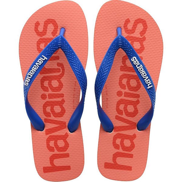 Chinelo Havaianas Unissex TOP Logo Mania 37/38 Branco