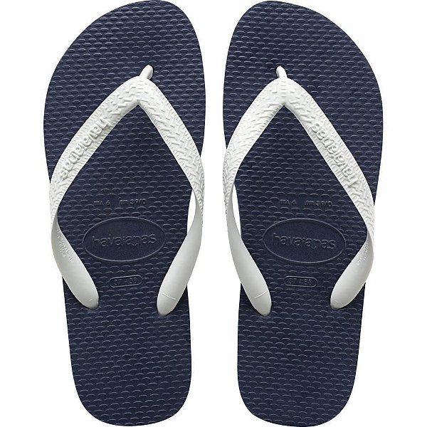 Chinelo Havaianas Unissex Color MIX 41/2 MARINHO/BRANCO