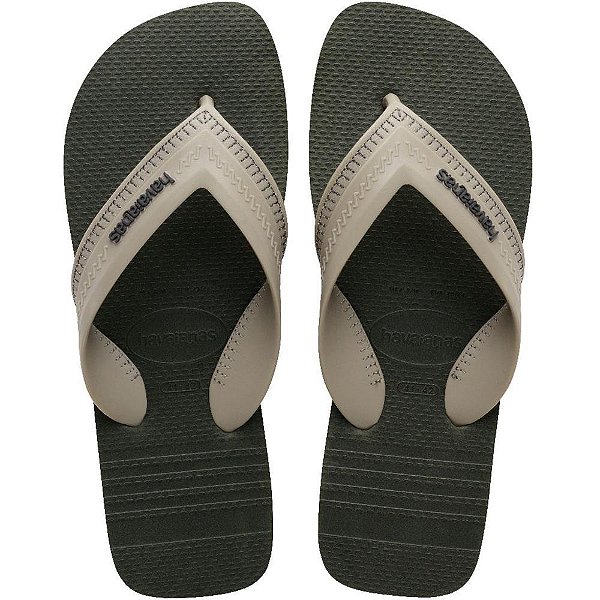 Chinelo Havaianas Masculino HYBRID BE 39/40 Verde Olive