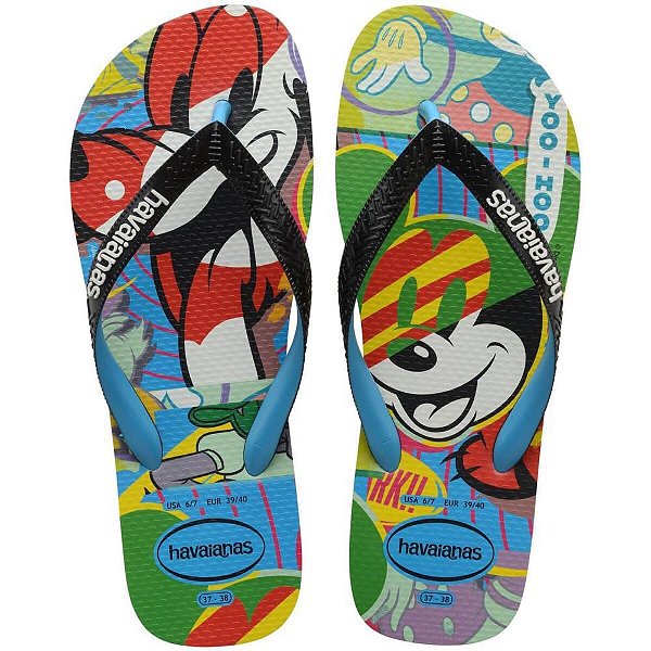 Chinelo Havaianas Licenciado Disney STYLISH 39/40 Branco