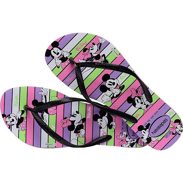 Chinelo Havaianas Infantil SLIM Disney 31/2 Roxo Prisma