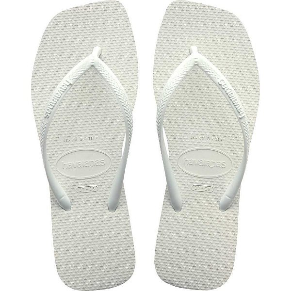 Chinelo Havaianas Feminino SLIM Square 39/40 Branco