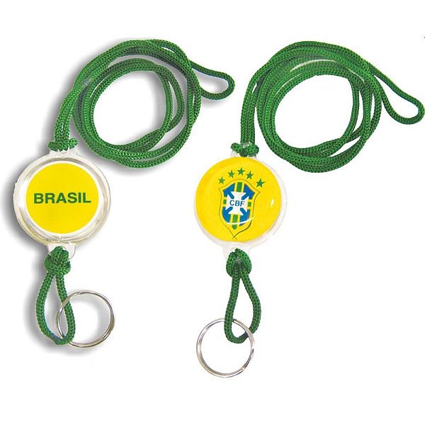 Chaveiro do Brasil Redondo Moto com GEL Sortidos Pacote com 12